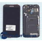 Модуль (Матрица, экран, дисплей + тачскрин) Samsung Galaxy Note 2 GT-N7100 коричневый с рамкой