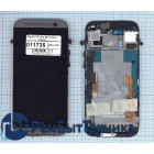 Модуль (Матрица, экран, дисплей + тачскрин) HTC One M8 черный с рамкой