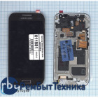 Модуль (Матрица, экран, дисплей + тачскрин) Samsung Galaxy S4 mini GT-I9190 коричневый с рамкой