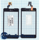 Сенсорное стекло (тачскрин) LG Optimus 3D Max черное