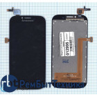 Модуль (Матрица, экран, дисплей + тачскрин) Lenovo A706 черный