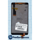 Модуль (Матрица, экран, дисплей + тачскрин) HTC Desire 400 черный
