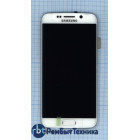 Модуль (Матрица, экран, дисплей + тачскрин) Samsung Galaxy S6 Edge SM-G925F белый с рамкой