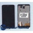 Модуль (Матрица, экран, дисплей + тачскрин) Nokia X черный с рамкой