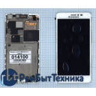 Модуль (Матрица, экран, дисплей + тачскрин) Lenovo S850 белый с рамкой