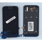 Модуль (Матрица, экран, дисплей + тачскрин) Lenovo A680 черный с рамкой