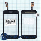 Сенсорное стекло (тачскрин) LG Optimus L4 II Dual (E445) черное