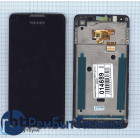 Модуль (Матрица, экран, дисплей + тачскрин) Philips Xenium W6610 черный с рамкой