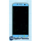 Модуль (Матрица, экран, дисплей + тачскрин) Samsung Galaxy S7 Edge SM-G935FD голубой с рамкой
