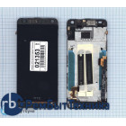 Модуль (Матрица, экран, дисплей + тачскрин) HTC One mini черный c рамкой