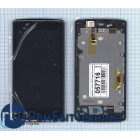 Модуль (Матрица, экран, дисплей + тачскрин) Lenovo A2010 черный с черной рамкой