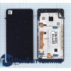 Модуль (Матрица, экран, дисплей + тачскрин) Lenovo Vibe P1m черный с рамкой