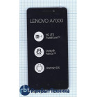 Модуль (Матрица, экран, дисплей + тачскрин) Lenovo A7000 черный с рамкой