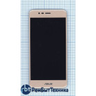 Модуль (Матрица, экран, дисплей + тачскрин) Asus ZenFone 3 Max ZC520TL золотистый с рамкой
