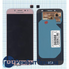 Модуль (Матрица, экран, дисплей + тачскрин) Samsung Galaxy J7 (2017) SM-J730FM/DS OLED  розовый