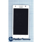Модуль (Матрица, экран, дисплей + тачскрин) Huawei Honor 3 белый c рамкой