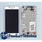 Модуль (Матрица, экран, дисплей + тачскрин) Huawei Ascend G630 белый c рамкой