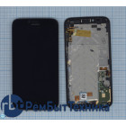Модуль (Матрица, экран, дисплей + тачскрин) Huawei Ascend Y625 черный с рамкой