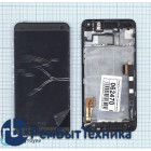 Модуль (Матрица, экран, дисплей + тачскрин) HTC One M7 801e с рамкой черный