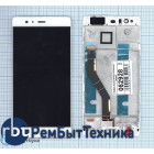 Модуль (Матрица, экран, дисплей + тачскрин) Huawei P9 Plus TFT белый с рамкой
