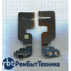 Разъем Micro USB для HTC One Mini 2 (плата с системным разъемом, микрофоном и шлейфом)