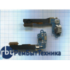 Разъем Micro USB для HTC One Mini (плата с системным разъемом, микрофоном и шлейфом)