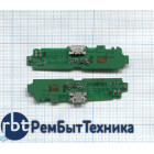 Разъем Micro USB для Lenovo S650 (плата с системным разъемом)