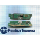 Разъем Micro USB для Lenovo S720 (плата с системным разъемом, микрофоном и вибро)