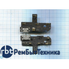 Разъем Micro USB для Lenovo S90 Sisley (плата с системным разъемом и микрофоном)