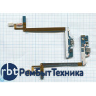Разъем Micro USB для LG Optimus 2X P990 на шлейфе с кнопками громкости и микрофоном