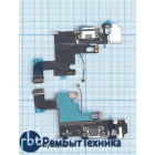 Шлейф разъема питания с аудио-разъемом для iPhone 6 белый