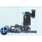 Шлейф разъема питания с аудио-разъемом для iPhone 6S Plus серый