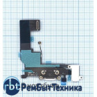 Шлейф разъема питания с аудио-разъемом для iPhone SE белый