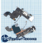 Шлейф разъема питания с аудио-разъемом для iPhone 6S белый