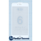 Защитное стекло 4D для Apple iPhone 6/6S Plus белое