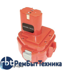 Аккумулятор для MAKITA (p/n: 1220, 1233, 192681-5, 193157-5, 192698-8, 192698-A), 3.0Ah 12V Ni-Mh
