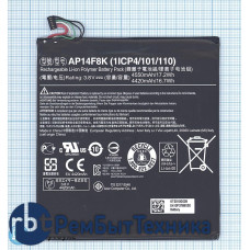 Аккумуляторная батарея AP14F8K для Acer Iconia One B1-850, Tab W1-810