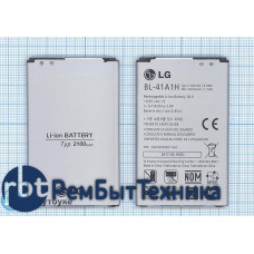 Аккумуляторная батарея BL-41A1HB для LG K200, L53BG 2100mAh 3,8V Аккумуляторная батарея BL-41A1HB для LG K200, L53BG 2100mAh 3,8V