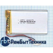 Аккумулятор Li-Pol (батарея) 4*40*75мм 2pin 3.7V/1500mAh