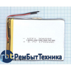 Аккумулятор Li-Pol (батарея) 3*65*85мм 3pin 3.7V/1700mAh