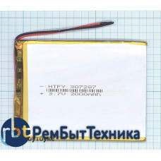 Аккумулятор Li-Pol (батарея) 3*72*87мм 2pin 3.7V/2000mAh