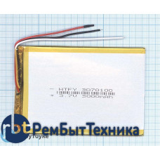 Аккумулятор Li-Pol (батарея) 3*70*100мм 3pin 3.7V/3000mAh