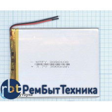 Аккумулятор Li-Pol (батарея) 3*80*100мм 2pin 3.7V/3000mAh