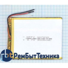 Аккумулятор Li-Pol (батарея) 3*70*90мм 3pin 3.7V/3000mAh Аккумулятор Li-Pol (батарея) 3*70*90мм 3pin 3.7V/3000mAh