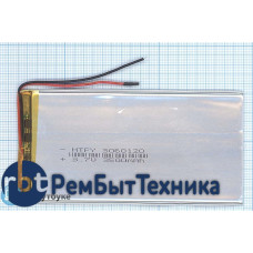 Аккумулятор Li-Pol (батарея) 3*60*120мм 2pin 3.7V/3500mAh