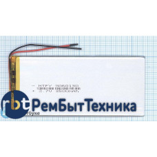 Аккумулятор Li-Pol (батарея) 3*60*130мм 2pin 3.7V/3500mAh