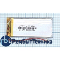 Аккумулятор Li-Pol (батарея) 4*29*70мм 2pin 3.7V/800mAh