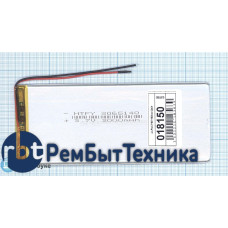 Аккумулятор Li-Pol (батарея) 3*65*140мм 2pin 3.7V/3000mAh