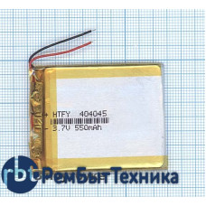 Аккумулятор Li-Pol (батарея) 4*40*45мм 2pin 3.7V/550mAh