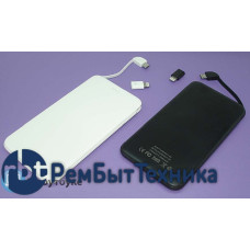 Универсальный внешний аккумулятор Powerbank Sleem с адаптером MicroUSB-Apple Lightning 5000mAh 5V 2A